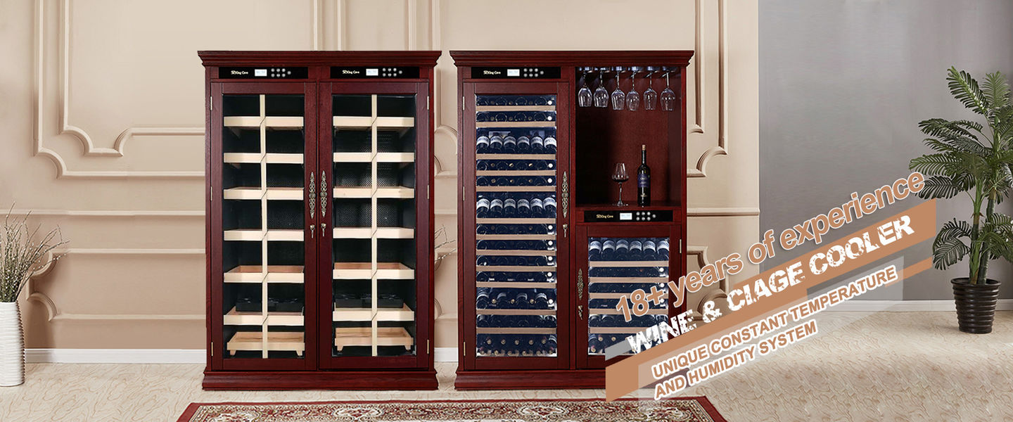 un gabinete más fresco de vino