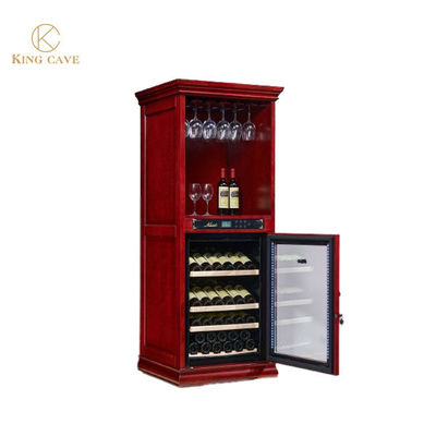 Buen precio Bodegas de vino personalizadas Casas de estar para el cuarto Armario de vinos nevera con refrigerador de vino en línea