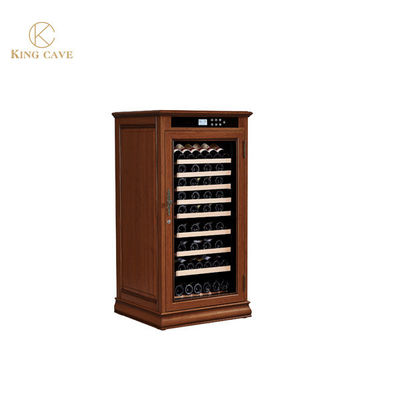 Buen precio Cabinet de refrigeración de vino personalizado para el hogar Vivienda Bolsas de mesa de vino Refrigerador eléctrico Bajo ruido en línea