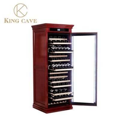 Buen precio Cuarto de estar decorativo Hotel Bar Cabinet de refrigeración de vino con luces LED en línea