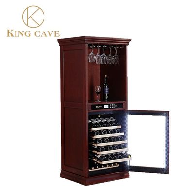 Buen precio Hotel Restaurante Vino Liquor Display Bar Fridge Control remoto LED Cooler de vino de cocina en línea