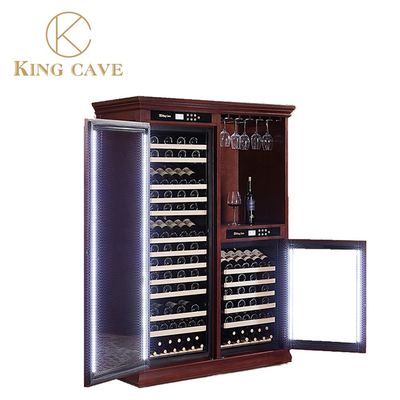 Buen precio Entre 50 y 80% de humedad Display Cabinet Wine Rack Eléctrico Bajo ruido en línea