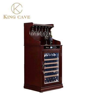 Buen precio Servicio profesional y excelente Bar vintage de madera gabinete de cocina refrigerador de vino con soporte las 24 horas en línea