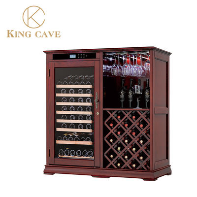Buen precio Porte de cristal comercial refrigerador de vino refrigerador de vino nevera gabinete de cocina en línea