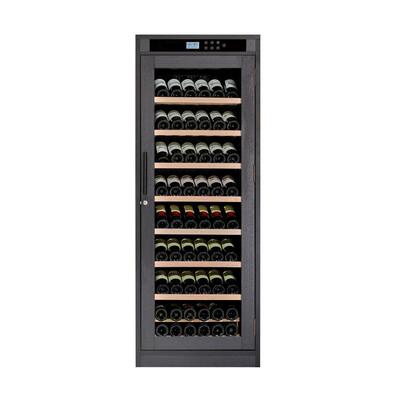 Buen precio Gabinete de refrigeración de vino de primera calidad con puerta de vidrio de doble cristal, sistema de refrigeración termoeléctrica y estantes ajustables en línea