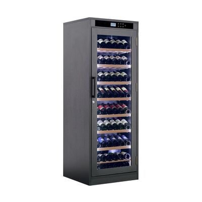Buen precio Gabinete de refrigeración de vino de madera con panel de control digital, iluminación LED y construcción resistente al agua para el hogar o el bar en línea