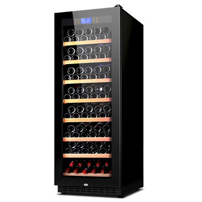 Buen precio Cabinet de refrigeración de vino de madera con pantalla digital para almacenamiento óptimo de vino en línea