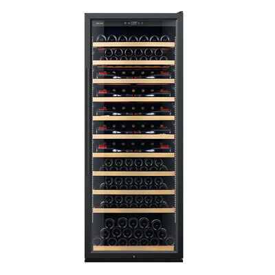 Buen precio Gabinete de refrigeración de vino independiente con control de temperatura digital e iluminación LED en línea