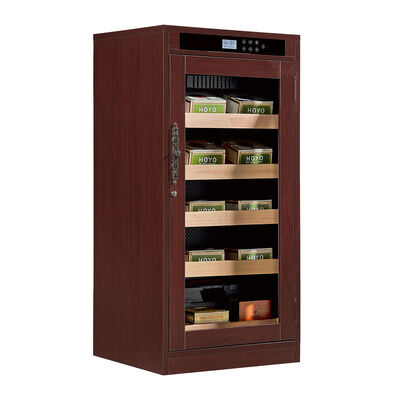 Buen precio Gabinete Enfriador Humidificador Digital de Madera Premium para Cigarros con Estantes Ajustables, Operación Silenciosa por Debajo de 42 dB e Iluminación Interior LED en línea