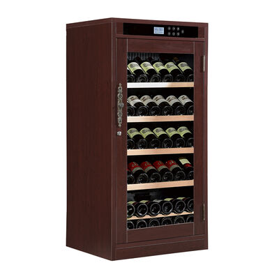 Buen precio Cabinet de refrigeración de vino con marco de madera con control de temperatura y humedad y refrigeración termoeléctrica en línea