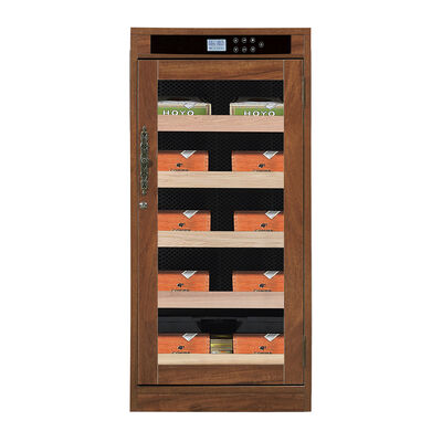 Buen precio Hojo de humidor de cigarrillos eléctricos de madera de lujo con control climático digital y sistema termoeléctrico ultra silencioso en línea