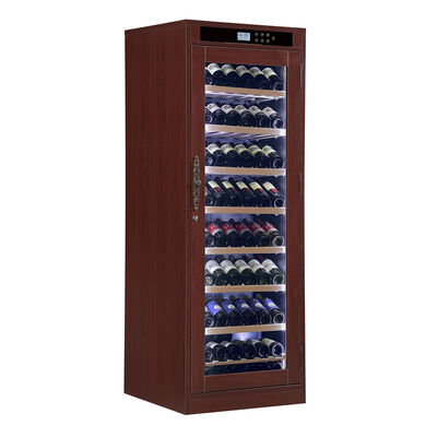 Buen precio Gabinete Enfriador de Vino para Cocina Moderna con Panel Táctil Digital y Puerta de Vidrio con Cerradura en línea