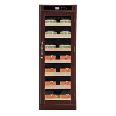 Buen precio Enfriador de puros de alta capacidad, humidor con panel de control digital y sistema termoeléctrico ultrarrápido en línea