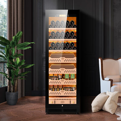 Buen precio Humilificador de vino y cigarro de doble zona de temperatura constante en línea