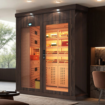 Buen precio Cuadro de madera sólida de gran reserva para el refrigerador de cigarros y humidor en línea