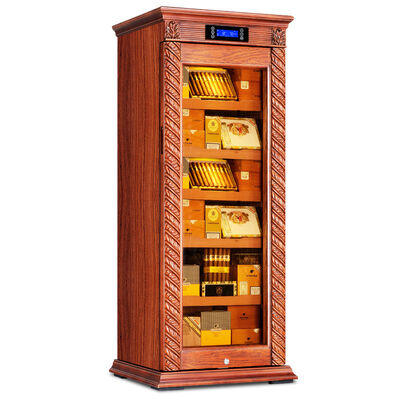 Buen precio Humidificador de refrigerador de cigarrillos de pantalla alta con control digital de clima de precisión en línea